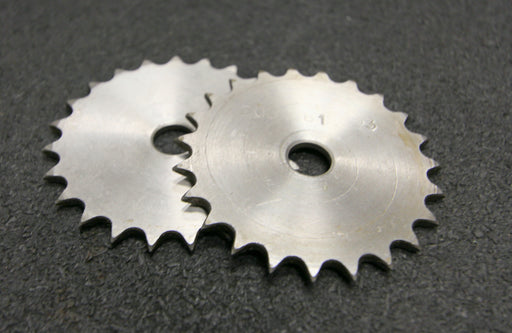 Bild des Artikels 2x-Kettenradscheibe-KRL-Chainwheel-für-05B-1-nach-DIN8187-Teilung-8x3mm-Z=-23