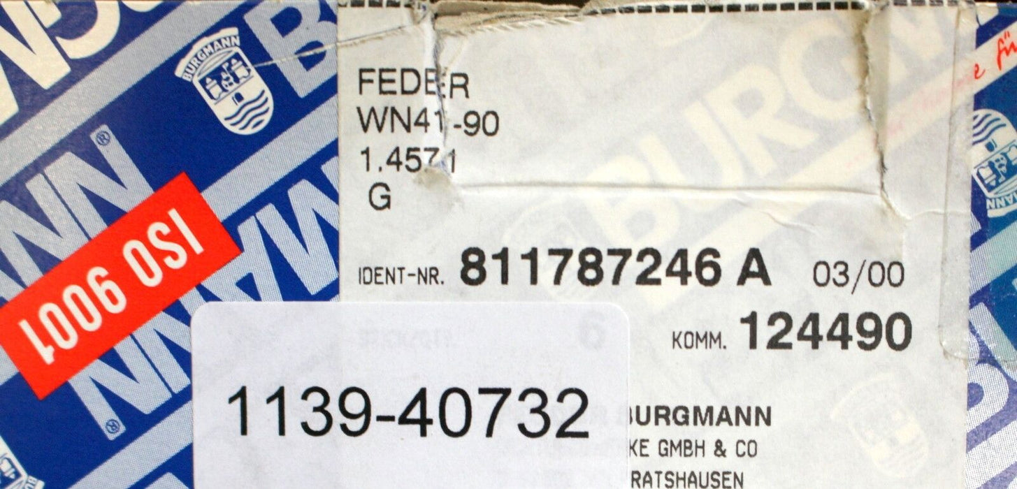 BURGMANN Feder WN40-90 1.4571 Edelstahl G