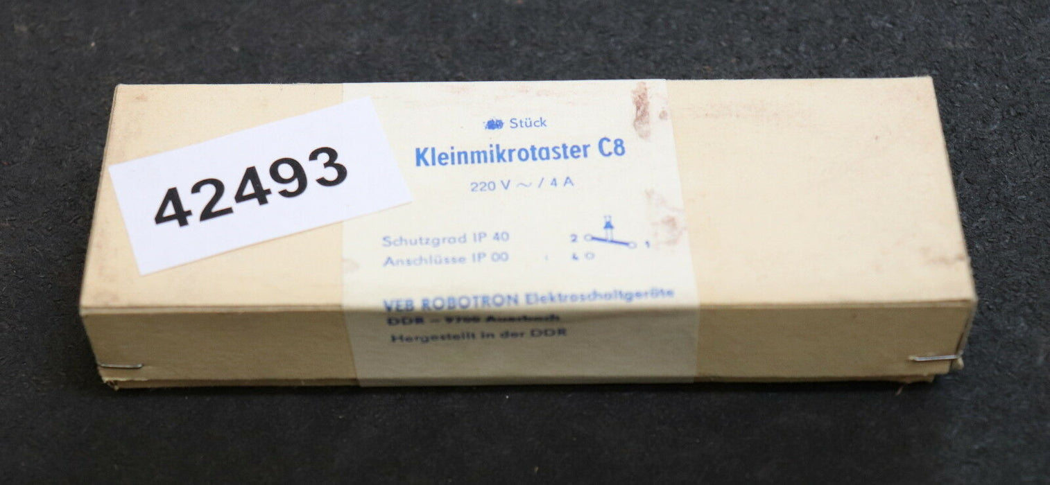 ROBOTRON AUERBACH Kleinmikrotaster C8 220VAC 4A