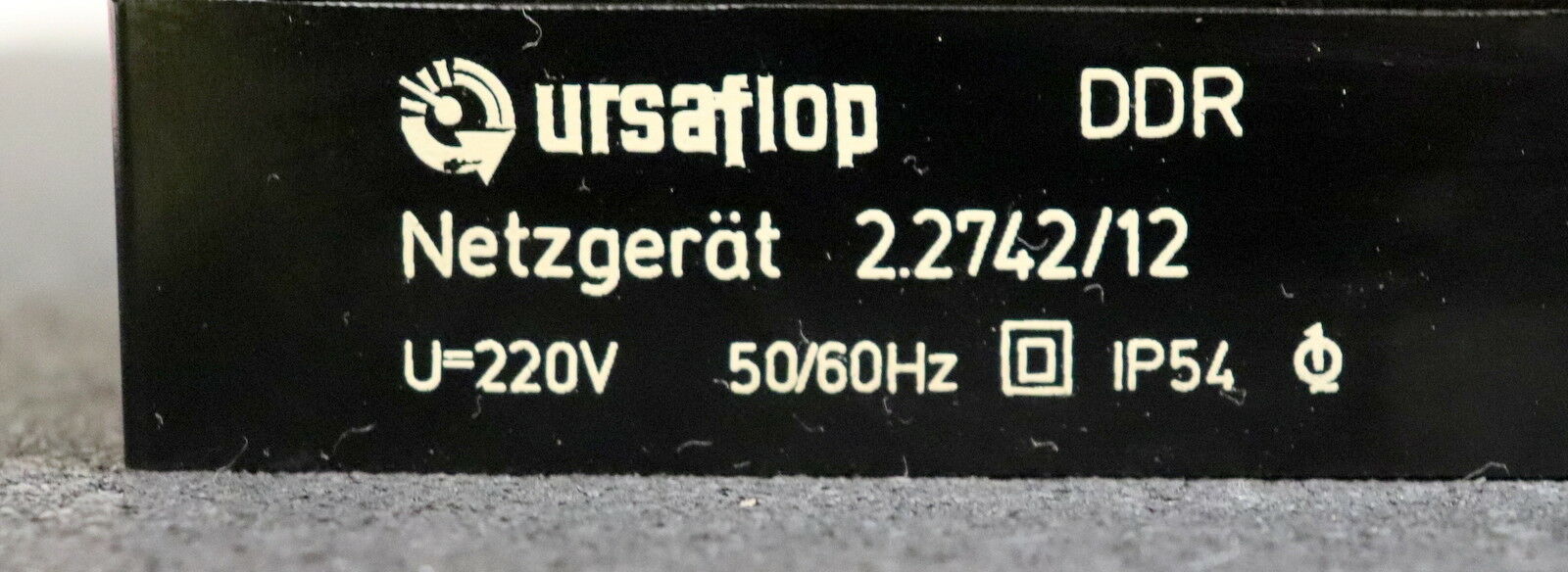 URSAFLOP Netzgerät 2.2742/12 U=220V 50/60Hz IP54 gebraucht