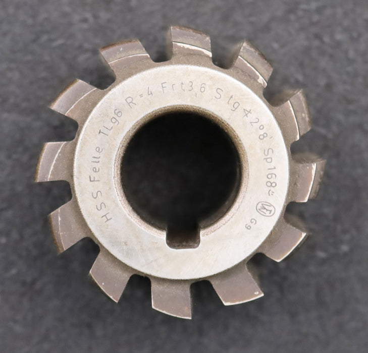 Bild des Artikels Kettenrad-Wälzfräser-chainwheel-hob-Teilung-6mm-RollenØ-4mm-Frästiefe-3,6mm