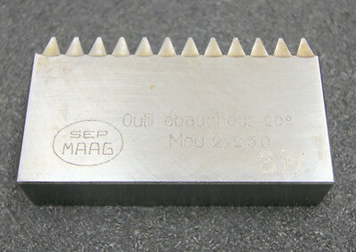 MAAG Hobelkamm rack cutter für MAAG-Wälzhobelmaschinen m= 2,250 EGW 20° 88x20mm