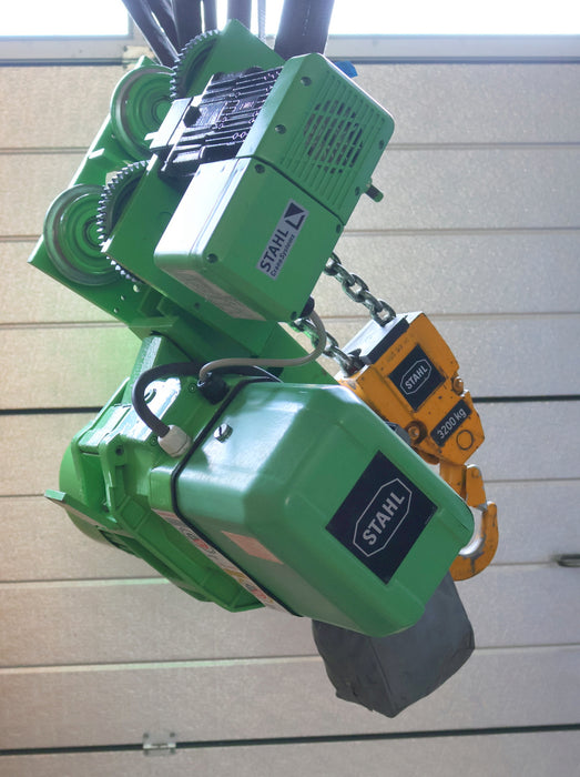 STAHL Elektrokettenzug Typ T616-8/2.0 2/1 - 1600daN Haupthub 8m/min - geprüft