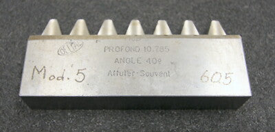 DELTAL Hobelkamm rack cutter für MAAG-Wälzhobelmaschinen m= 5 EGW 20° 110x20mm