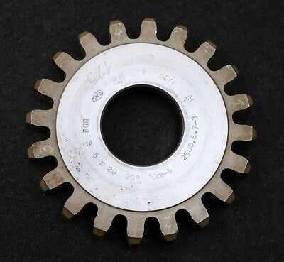 PWS Scheibenschneidrad gear shaper m= 6mm EGW 20° Z= 20 hkw-6 Ø130x16xØ1 3/4"