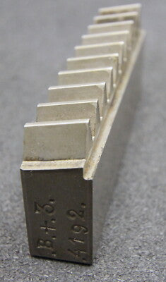 MAAG Hobelkamm rack cutter für MAAG-Wälzhobelmaschinen m= 3,500 EGW 20° 113x20mm