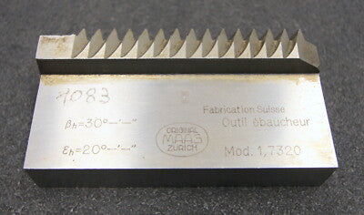 MAAG Hobelkamm rack cutter f. MAAG-Wälzhobelmaschinen m= 1,7320 EGW 20° 111x29mm