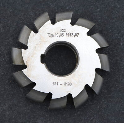 DOLD Rollkettenrad-Formfräser Teilung= 19,05mm= 3/4" RollenØ= 12,07mm Ø85x27mm