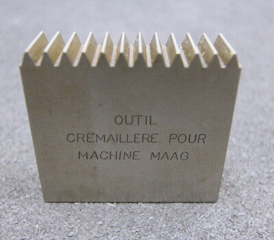 DELTAL Hobelkamm rack cutter für MAAG-Wälzhobelmaschinen m= 1,5 EGW 20° 56x20mm