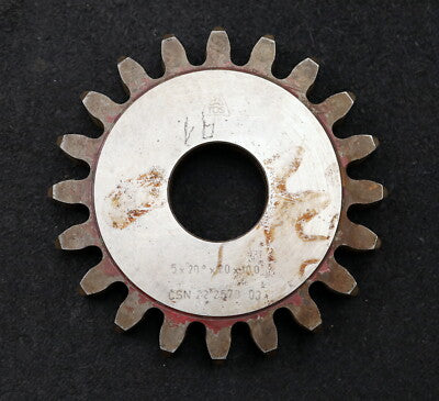 TOS Scheibenschneidrad gear shaper m=5mm EGW 20° Z=20 Ø113x15xØ1 3/4" gebraucht