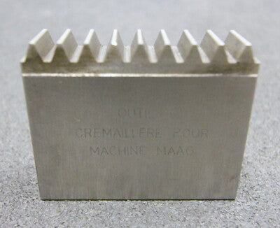 DELTAL Hobelkamm rack cutter für MAAG-Wälzhobelmaschinen m= 2,25 EGW 20° 64x20mm