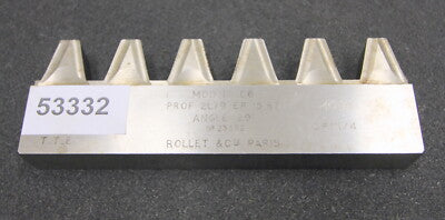 ROLLET PARIS Hobelkamm rack cutter für MAAG-Wälzhobelmaschinen m= 10,106 EGW 29°