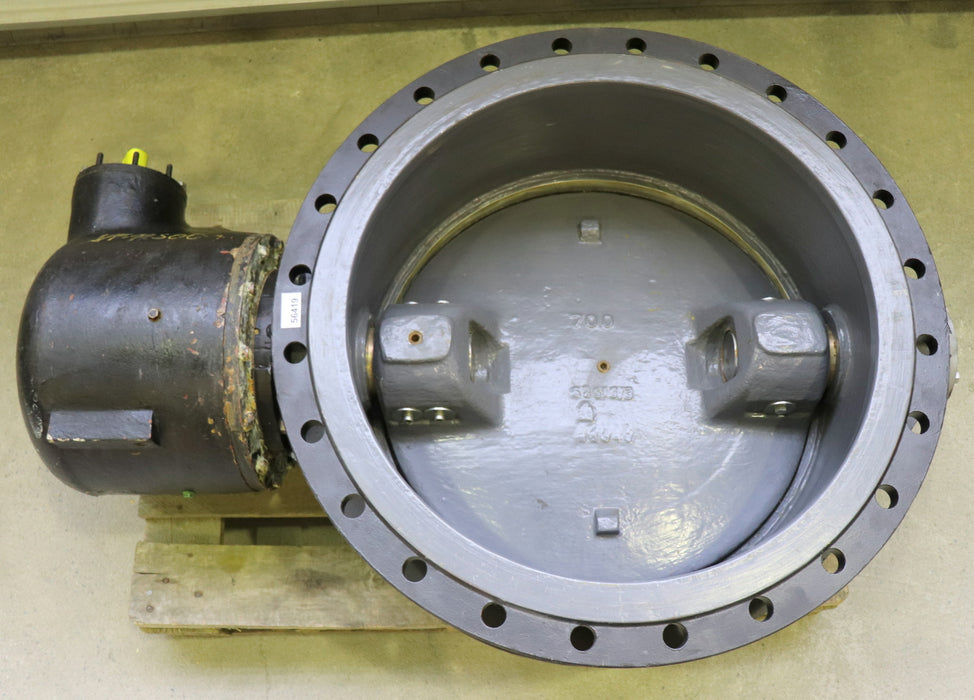 BOPP & REUTHER Klappe mit Getriebe in Zwischenflanschausführung DN700 PN10