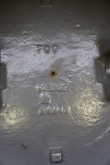 BOPP & REUTHER Klappe mit Getriebe in Zwischenflanschausführung DN700 PN10