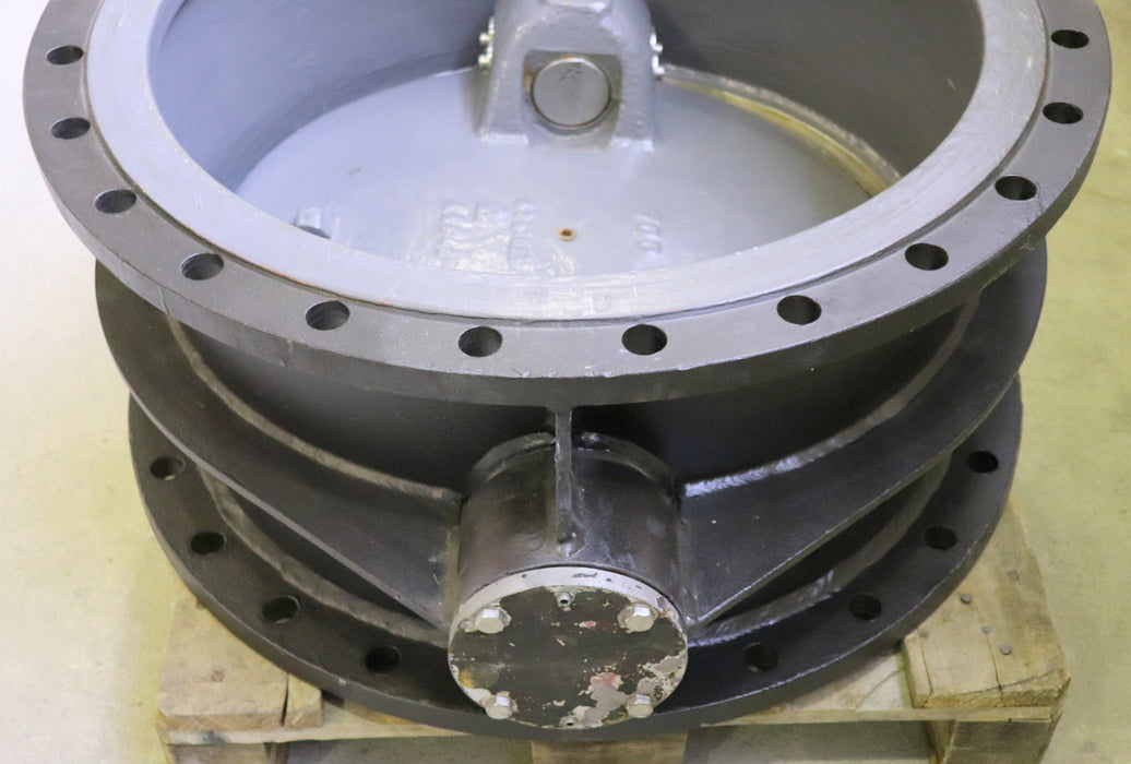 BOPP & REUTHER Klappe mit Getriebe in Zwischenflanschausführung DN700 PN10