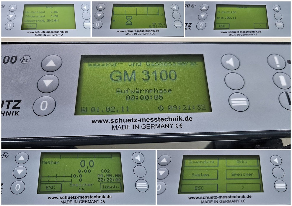 SCHÜTZ Gasspür- und Gasmessgerät Typ GM 3100 mit Bedienanleitung gebraucht