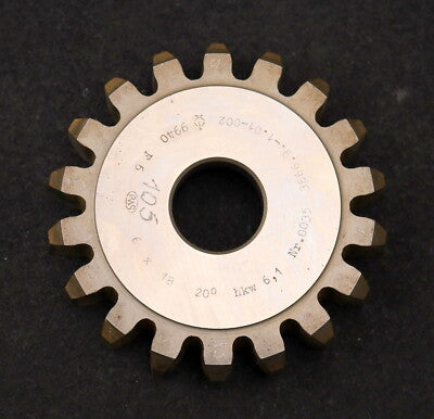 PWS Scheibenschneidrad m= 6mm EGW 20° Z= 18 hkw 6,1 Ø125x25xØ1 1/4"