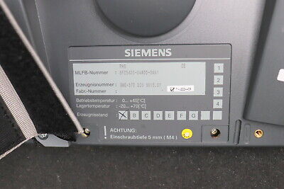 SIEMENS SINUMERIK 810D Bedienhandgerät B-MPI Systemsoftware 6FC5403-0AA00-0AA1