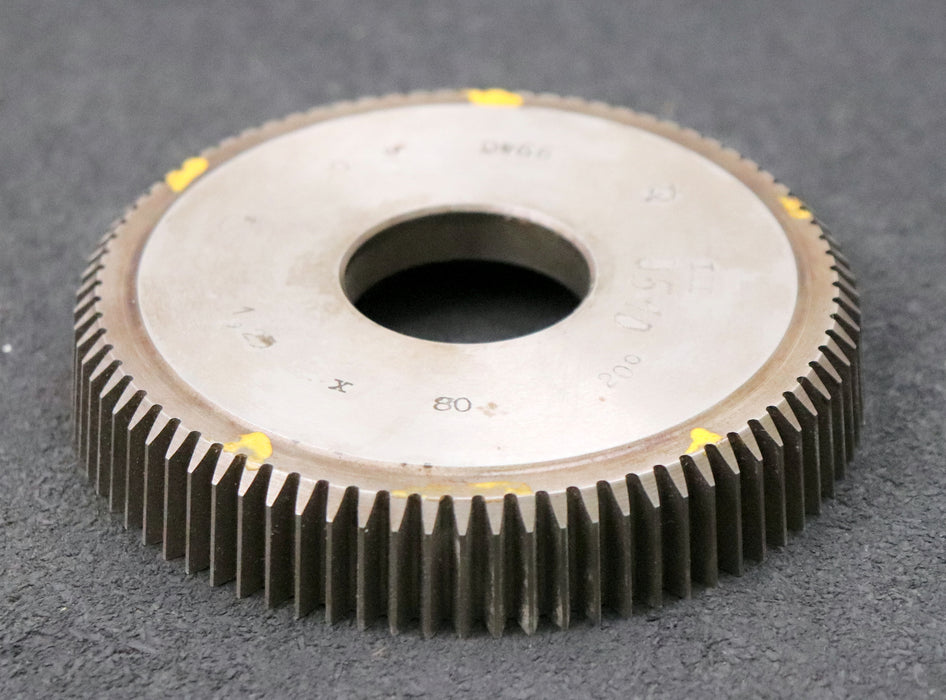 PWS Scheibenschneidrad gear shaper m= 1,25mm EGW 20° Z= 80 BP III Ø103x18xØ1 1/4"