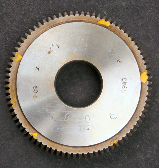 PWS Scheibenschneidrad gear shaper m= 1,25mm EGW 20° Z= 80 BP III Ø103x18xØ1 1/4"
