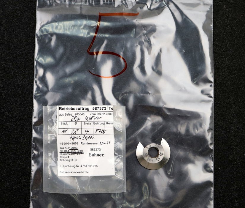 Bild des Artikels DOLD-Rundmesser-für-KLINGELNBERG-FK41-m=0,7-1,4-38-Ø28x4xØ8mm-17,5°-EGW-