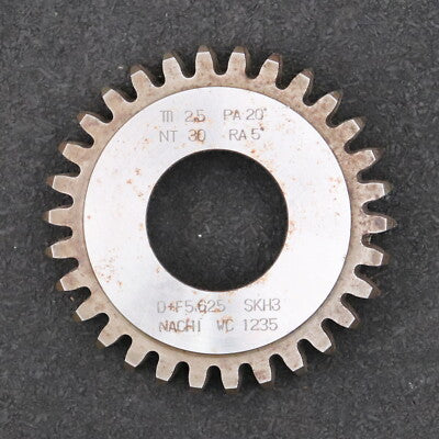 NACHI Scheibenschneidrad m= 2,5mm EGW 20° Z= 30 Ø82x18xØ1 1/4''mm gebraucht