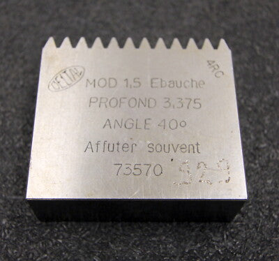 DELTAL Hobelkamm rack cutter für MAAG-Wälzhobelmaschinen m= 1,5 EGW 20° 56x20mm