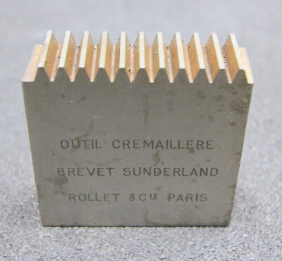 ROLLET PARIS Hobelkamm rack cutter für MAAG-Wälzhobelmaschinen m= 1,5 EGW 20°