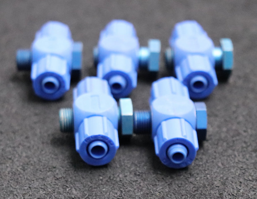 Bild des Artikels FESTO-5x-T-Schnellverschraubung-TCK-1/8-PK-4-KU-Mat.-Nr.-6263-Nennweite-3,4mm