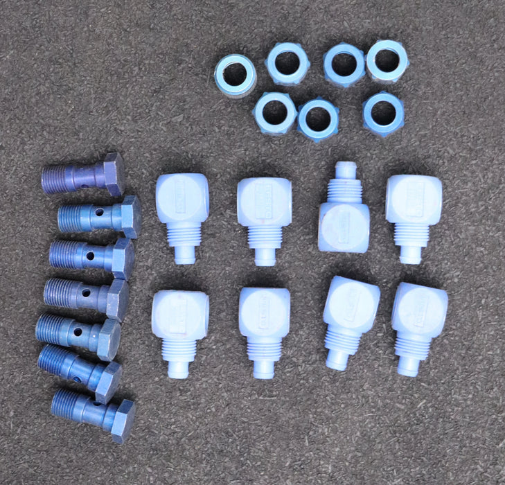 Bild des Artikels FESTO-8x-L-Schnellverschraubung-LCK-1/8-PK-6-KU-Mat.-Nr.-6260-Nennweite-5,3mm