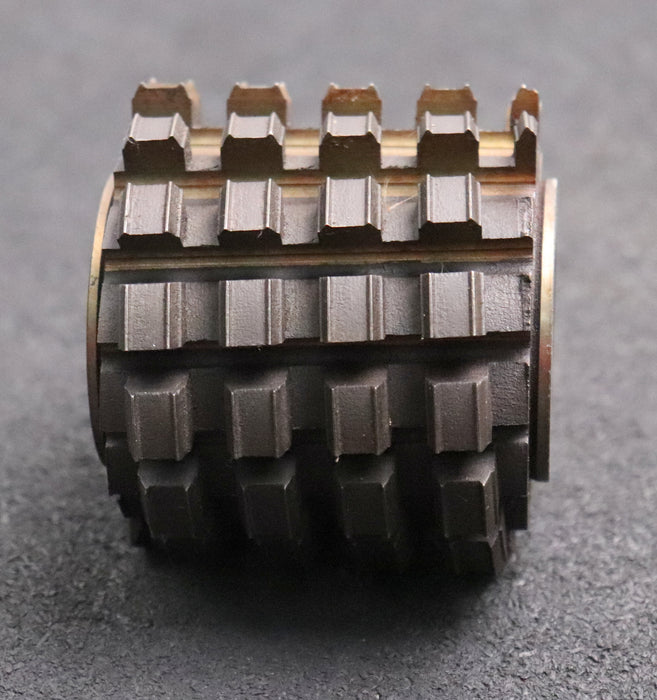 Bild des Artikels Keilwellenwälzfräser-6-Keile-6,2x24,2x28-mit-Höcker-Fertigfräser-Ø74x66xØ27mm