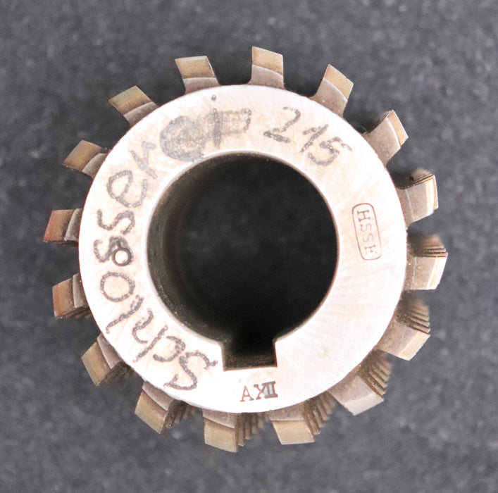 Bild des Artikels Keilwellenwälzfräser-6-Keile-32,5x27x5-mit-Höcker-Fertigfräser-Ø70x70xØ32mm