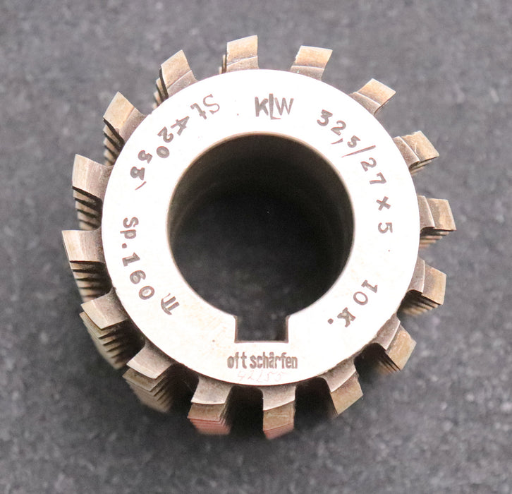 Bild des Artikels Keilwellenwälzfräser-6-Keile-32,5x27x5-mit-Höcker-Fertigfräser-Ø70x70xØ32mm