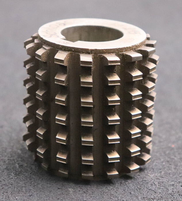 Bild des Artikels Keilwellenwälzfräser-6-Keile-32,5x27x5-mit-Höcker-Fertigfräser-Ø70x70xØ32mm