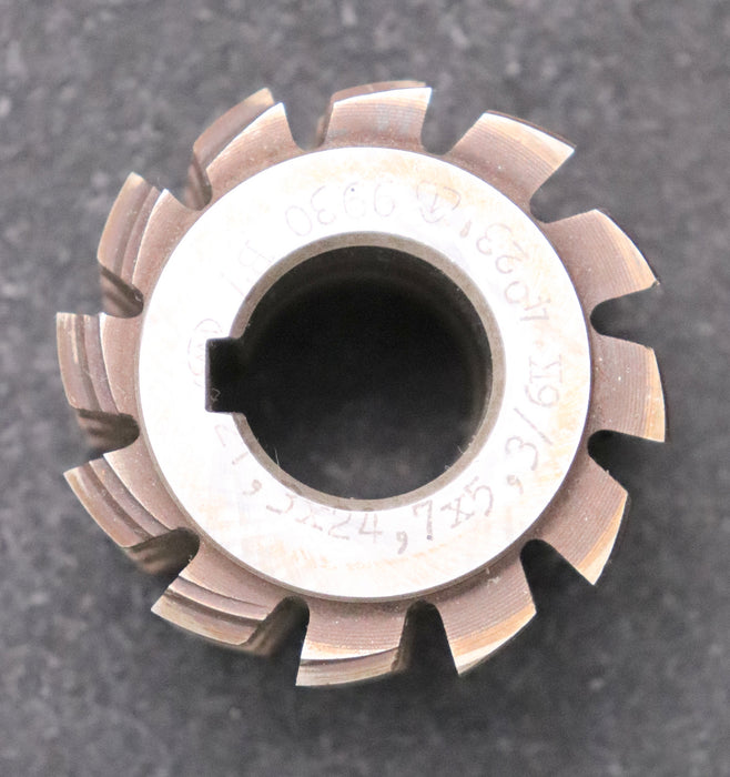 Bild des Artikels PWS-Keilwellenwälzfräser-6-Keile-21,3x24,7x5,3-mit-Höcker-Fertigfräser