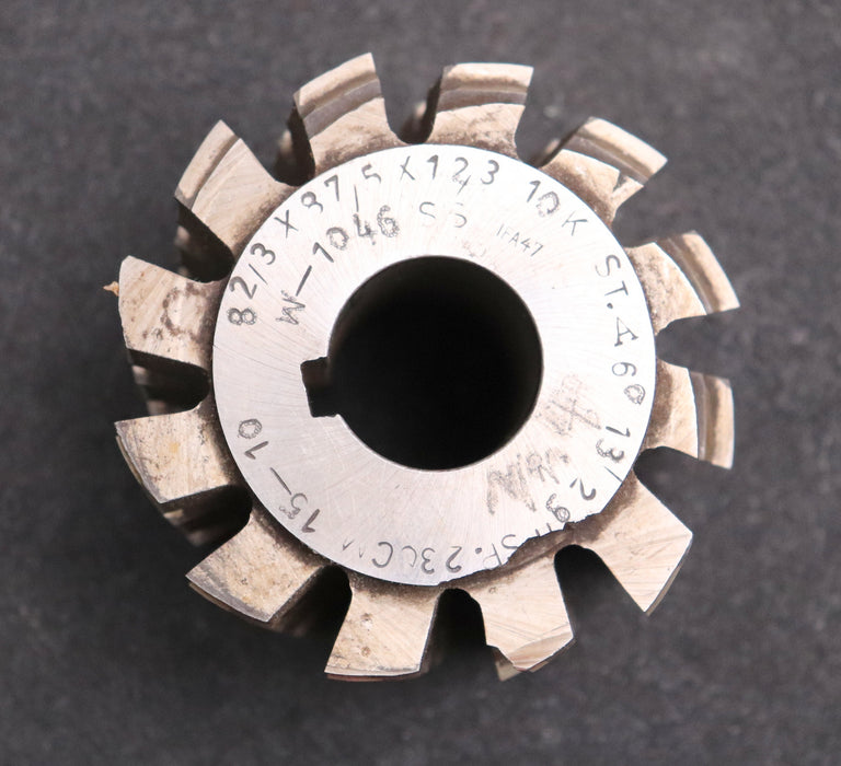 Bild des Artikels Keilwellenwälzfräser-10-Keile-82,3x37,5x12,3-Höcker-Fertigfräser-Ø85x66xØ27mm