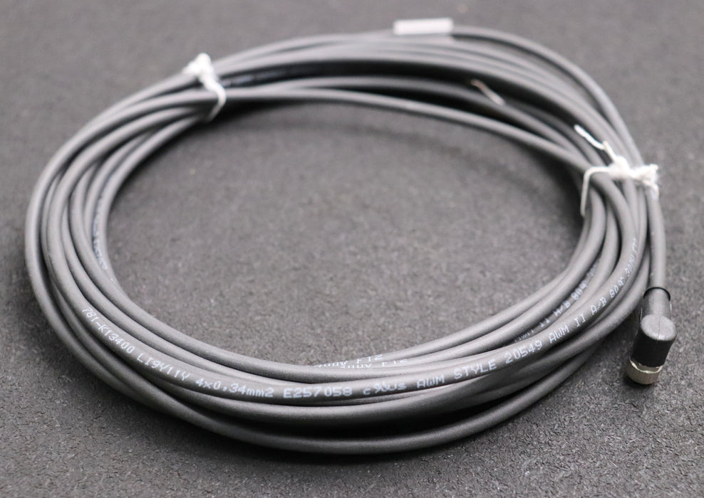 Bild des Artikels BECKHOFF-10m-Powerleitung-ZK2020-3400-0100-Baugröße-M8-4-polig-female-unbenutzt