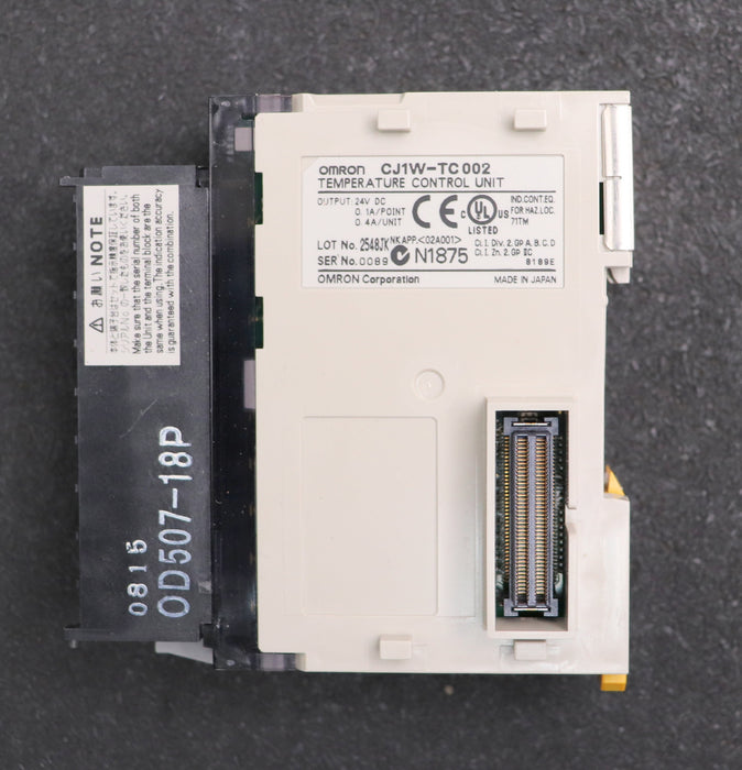 Bild des Artikels OMRON-Temperaturregelmodule-CJ1W-TC002-gebraucht