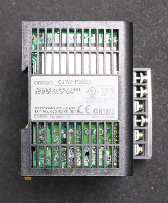 Bild des Artikels OMRON-Stromversorgung-CJ1W-PD025-24VDC-50W-gebraucht