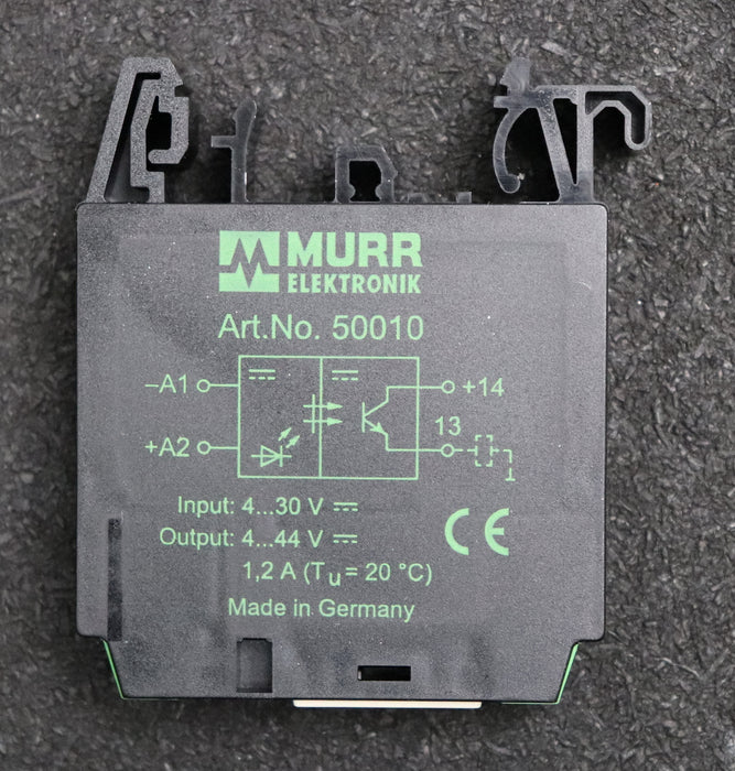 Bild des Artikels MURR-ELEKTRONIK-Optokoppelmodul-Art.No.-50010-Input-4-30VDC-Output-4-44VDC-1,2A