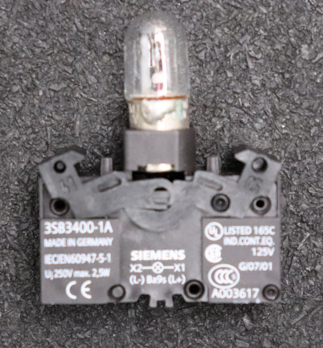 Bild des Artikels SIEMENS-Leucht-Taster-3SB3221-0AA31-Farbe-gelb-unbenutzt-in-OVP