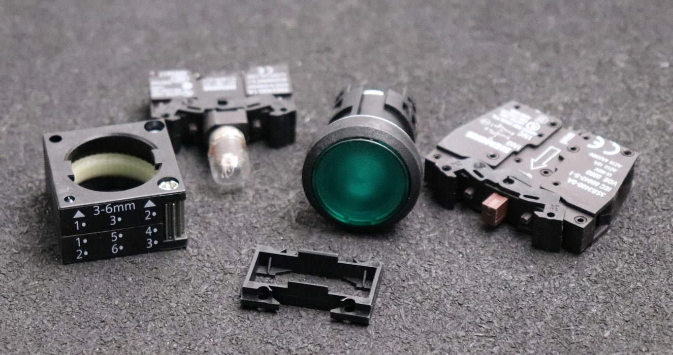 Bild des Artikels SIEMENS-Leucht-Taster-3SB3221-0AA41-Farbe-grün-unbenutzt-in-OVP