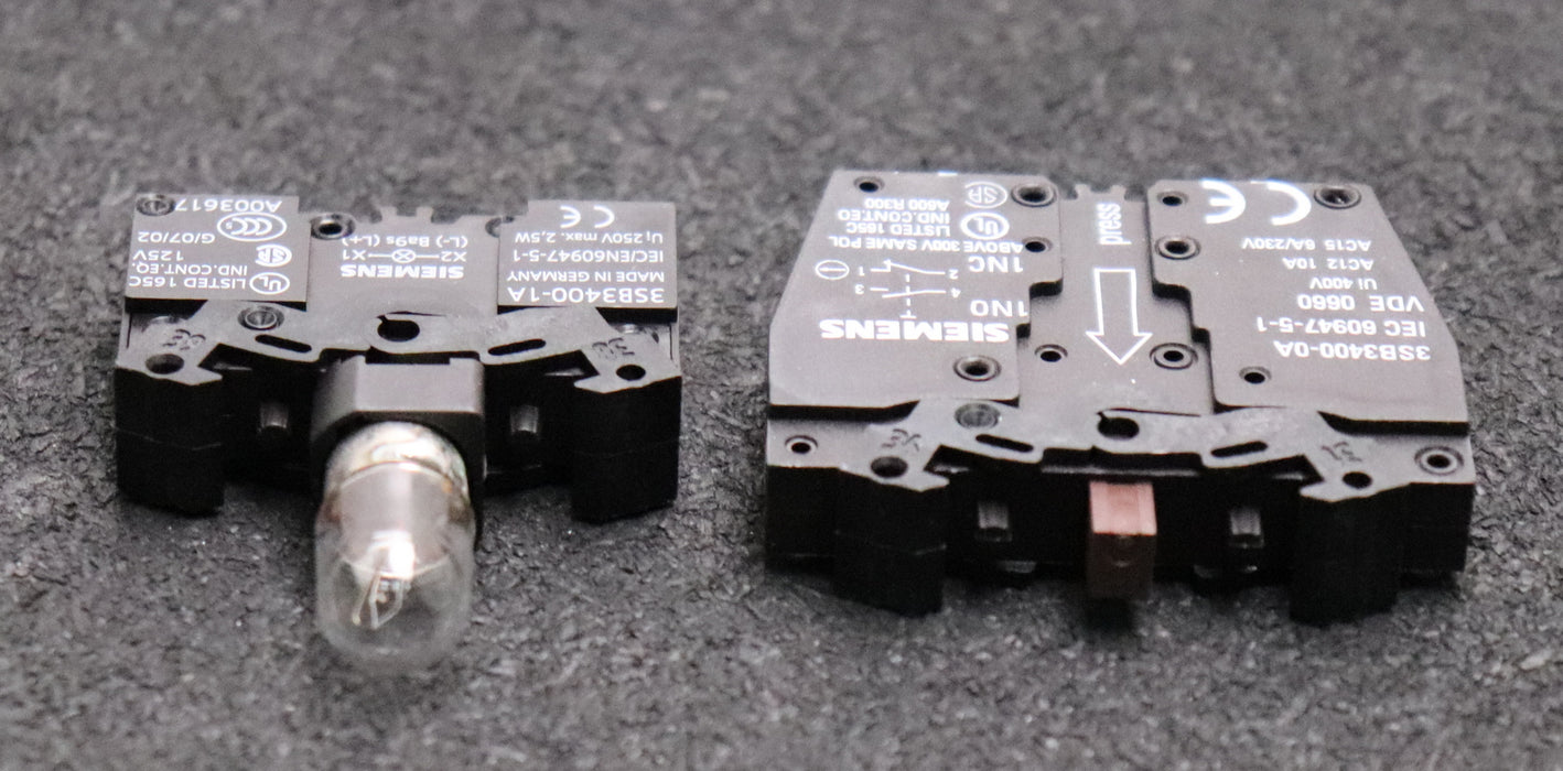 Bild des Artikels SIEMENS-Leucht-Taster-3SB3221-0AA41-Farbe-grün-unbenutzt-in-OVP