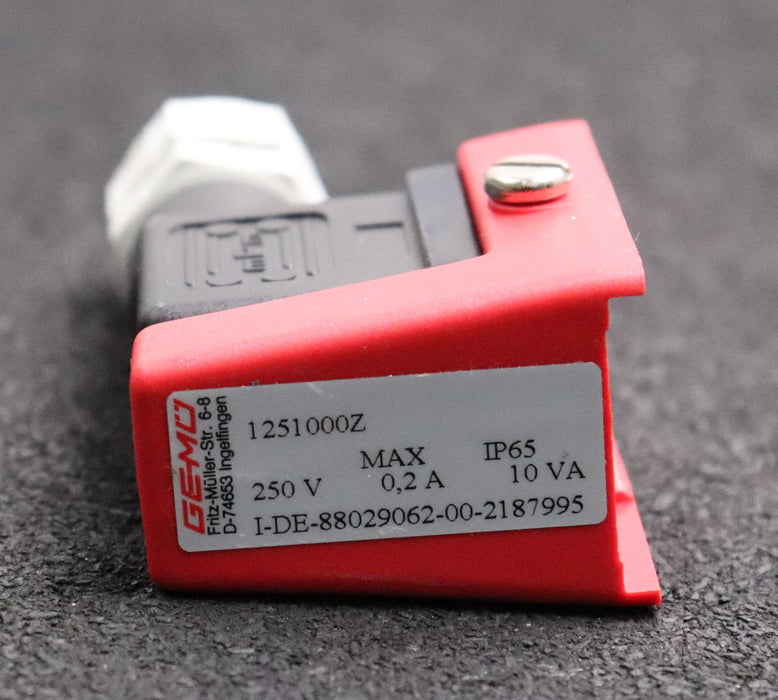 Bild des Artikels GEMÜ-Maximal-Grenzwertgeber-TYP-1251000Z-250V-0,2A-10VA-IP65-unbenutzt