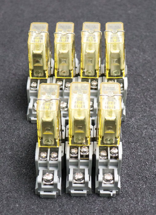 Bild des Artikels IDEC-7x-Relaisfassung-mit-Steckrelais-SH1B-05-+-RH1B-U-24VDC-unbenutzt