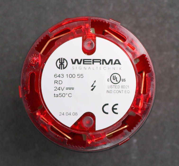 Bild des Artikels WERMA-Xenon-Blitzlichtelement-Art.Nr.:-643.100.55-Ø-70mm-Spannung-24VDC