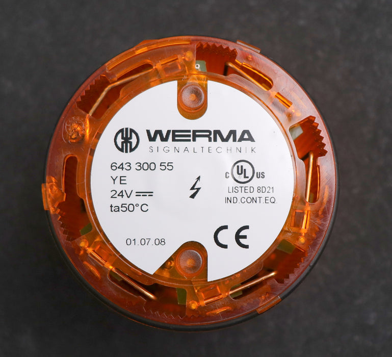 Bild des Artikels WERMA-Xenon-Blitzlichtelement-Art.Nr.:-643.300.55-Ø-70mm-Spannung-24VDC