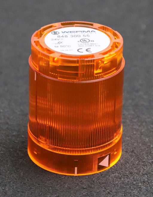 Bild des Artikels WERMA-LED-Dauerlichtelement-KS50-Art.Nr.:-848.300.55-Ø-52mm-Spannung-24VAC/DC
