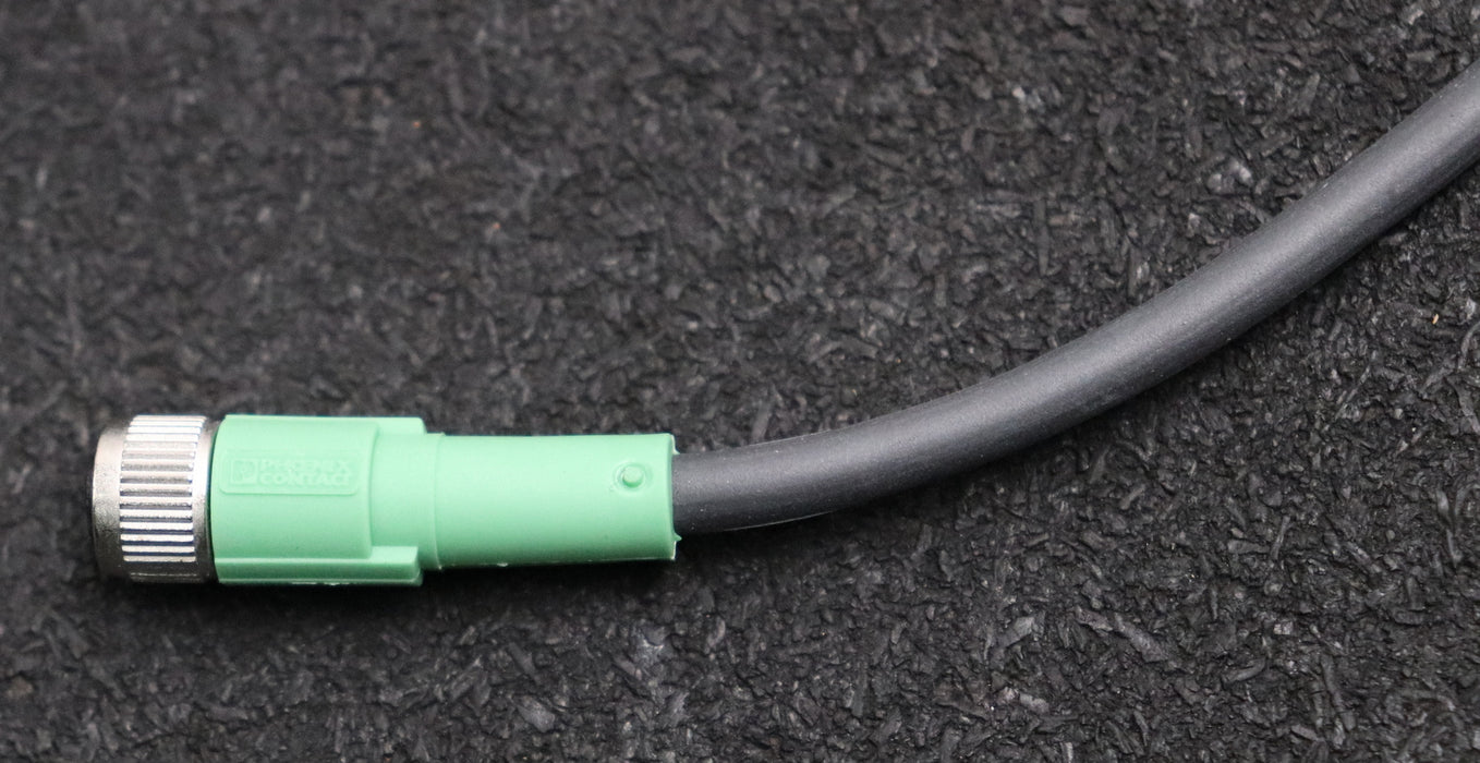 Bild des Artikels PHOENIX-CONTACT-2x-Sensorkabel-Art.Nr.-1669712-Länge-1,5m-auf-Buchse-gerade-M8