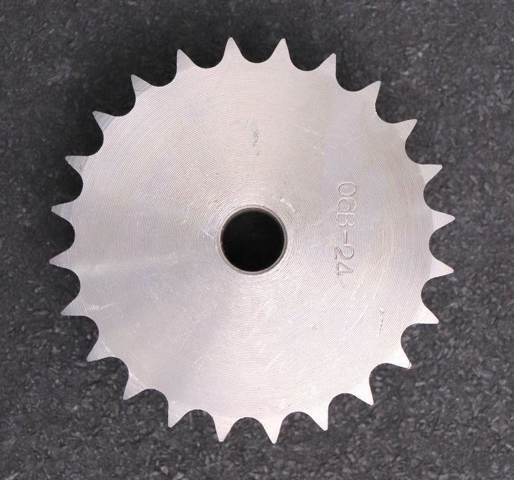 Bild des Artikels Kettenrad-Chainwheel-für-Kettentype-06-B-1-Teilung-3/8"x7/32"-Zähnezahl-Z-=-24